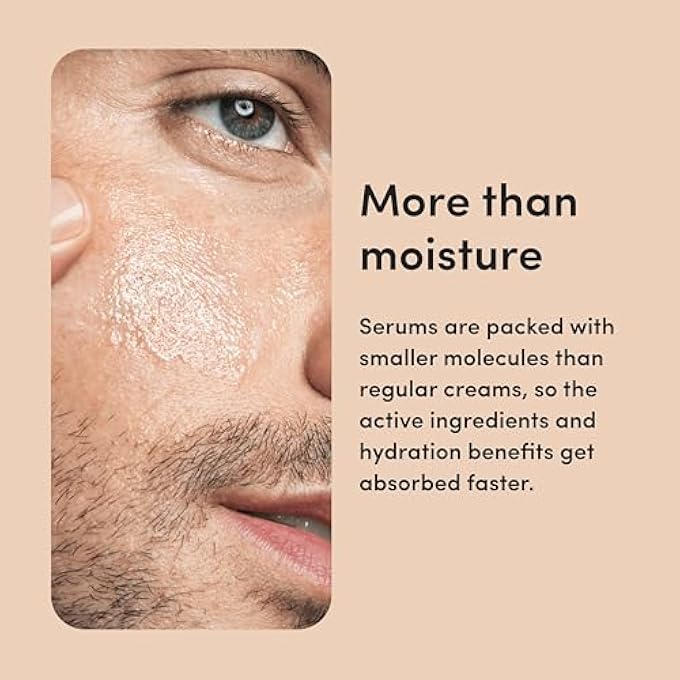 HIMS & HERS HIMS VITAMIN C SERUM FOR MEN - BRIGHTENS, EVENS SKIN TONE, REDUCES WRINKLES - HIGHLY CONCENTRATED ANTI-AGING VITAMIN C FACE SERUM FOR MEN - 1 FL OZ - Image 3